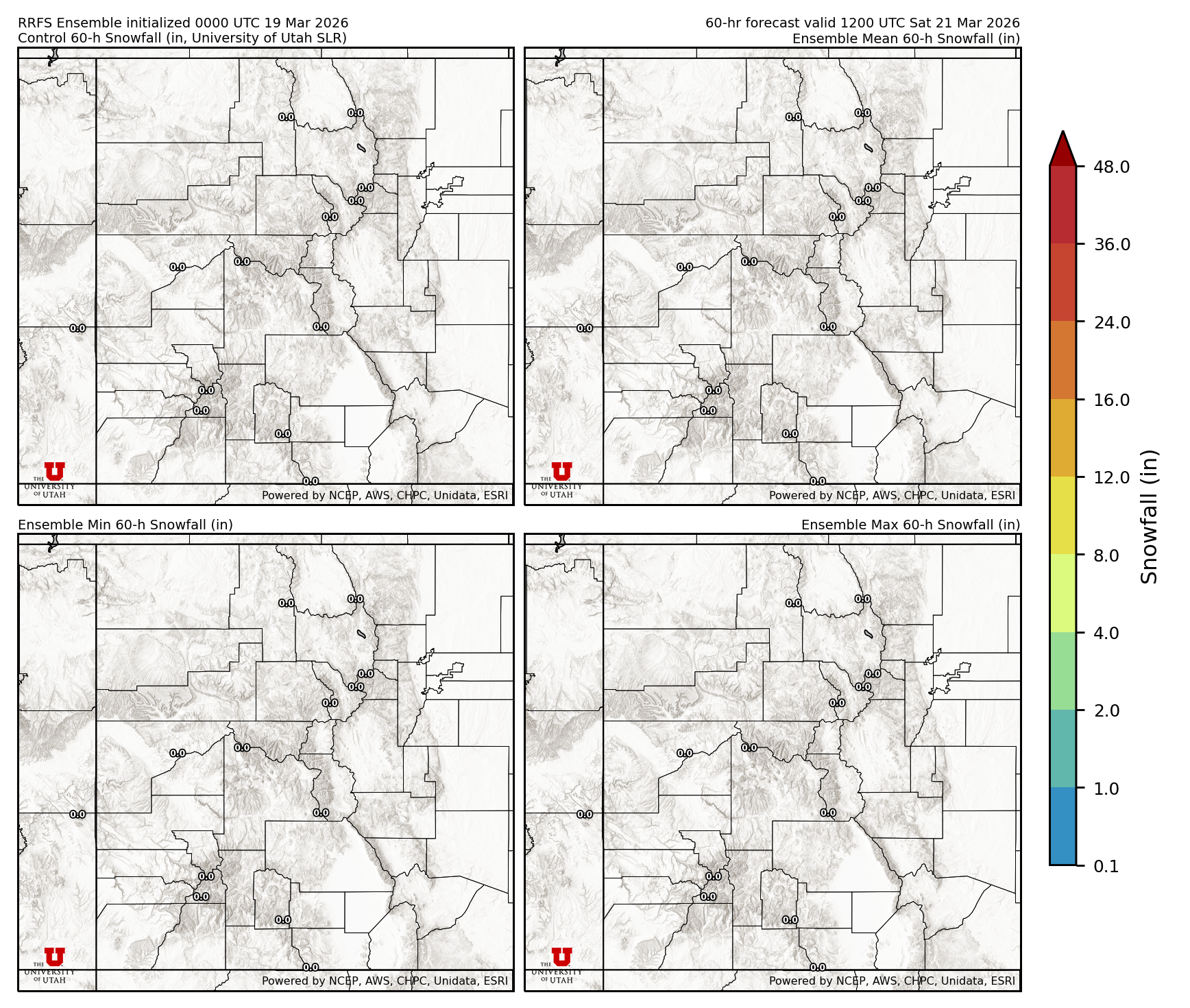 Click to enlarge the SFEF precipitation Latest RRFS snow forecast