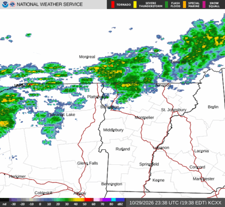latest image of Burlington,VT. radar