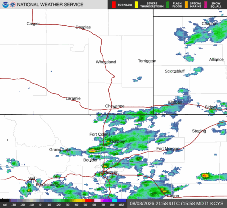 latest image of Cheyenne,WY. radar