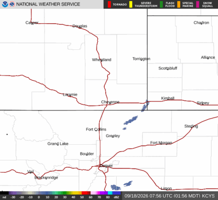 latest image of Cheyenne,WY. radar