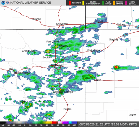 latest image of Denver,CO. radar