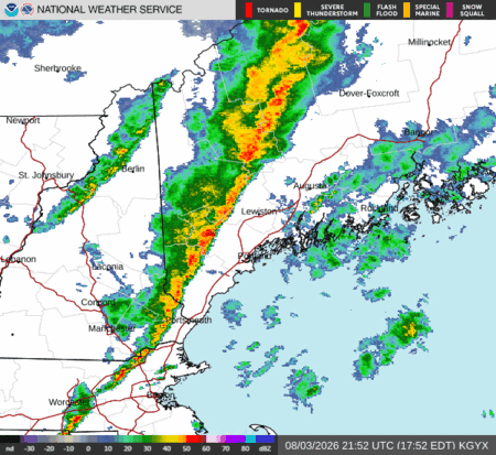 latest image of Portland,ME. radar