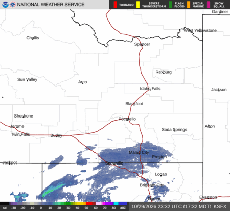 latest image of Pocatello,ID. radar