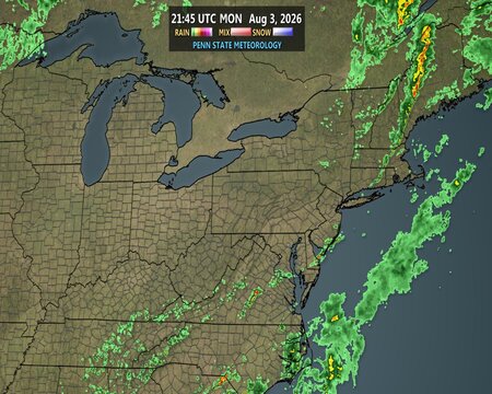 latest image of Northeast radar