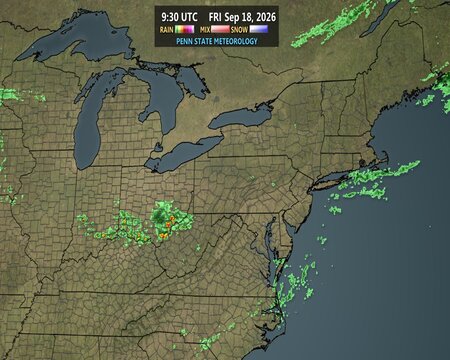 latest image of Northeast radar