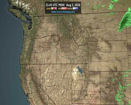 latest image of Northwest radar