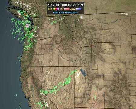 latest image of Northwest radar
