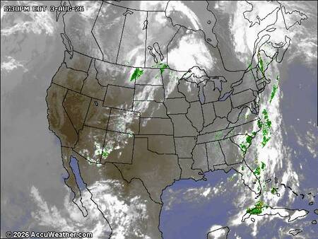 latest image of US (Unisys) IR/radar