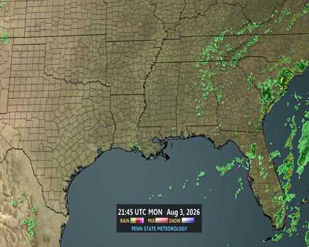 latest image of Southeast radar