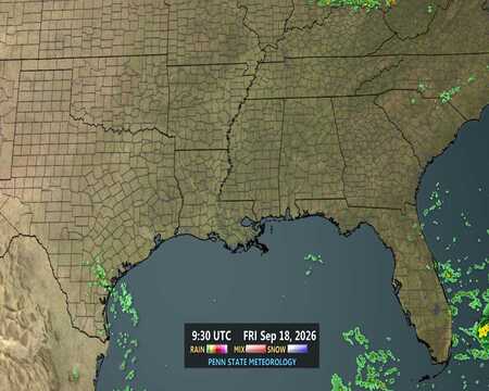 latest image of Southeast radar