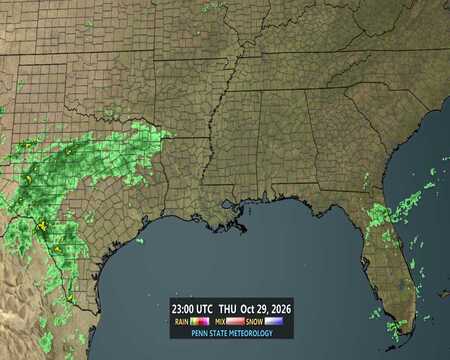 latest image of Southeast radar