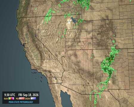 latest image of Southwest radar