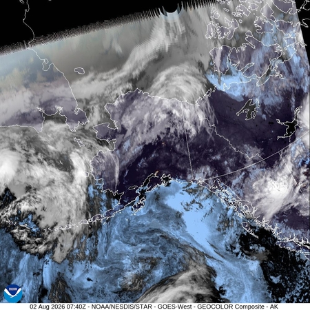 latest image of Alaska geocolor
