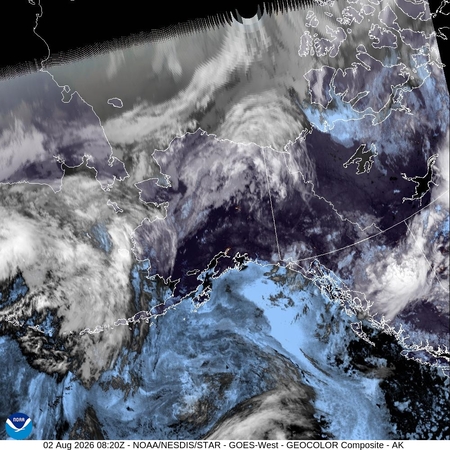 latest image of Alaska geocolor