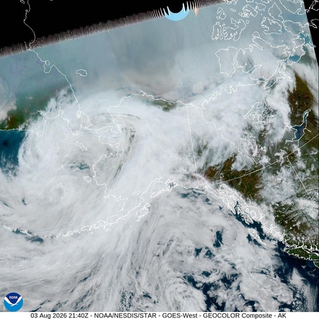 latest image of Alaska geocolor