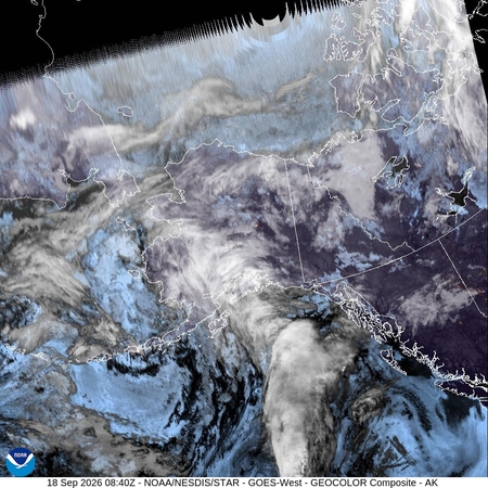 latest image of Alaska geocolor