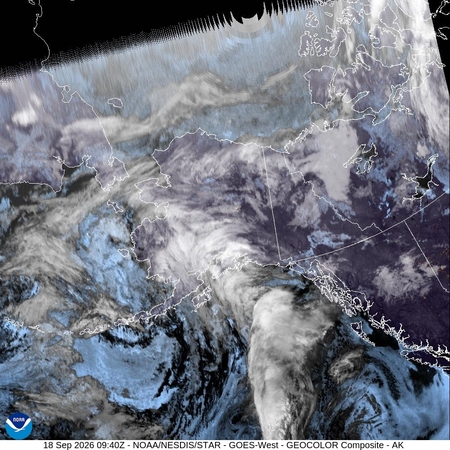 latest image of Alaska geocolor
