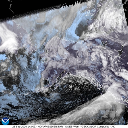 latest image of Alaska geocolor