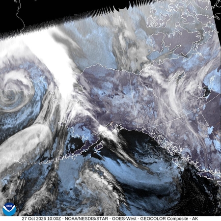 latest image of Alaska geocolor