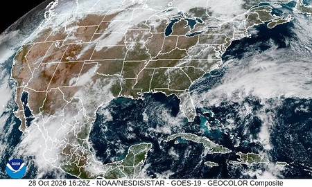 latest image of US Geocolor