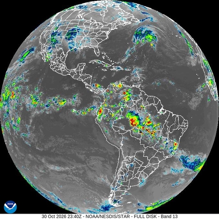 latest image of Eastern N. America IR