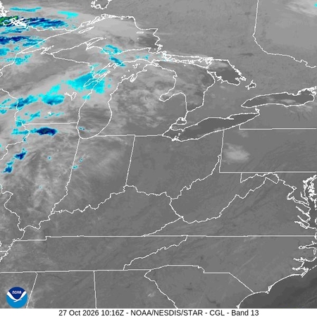 latest image of Central Great Lakes IR