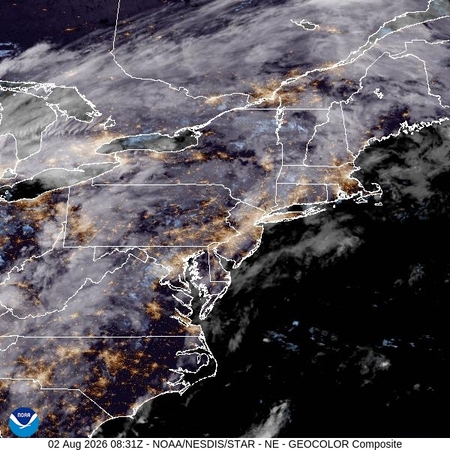 latest image of Northeast geocolor