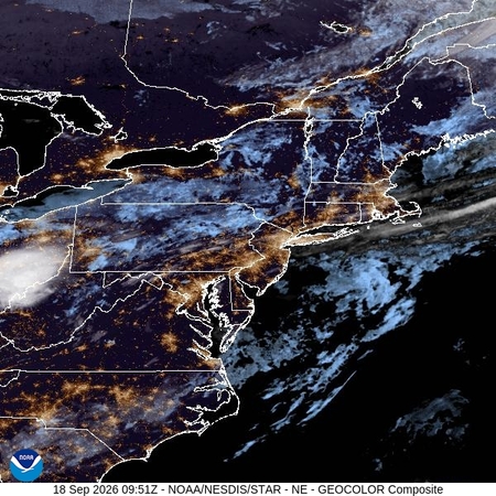 latest image of Northeast geocolor