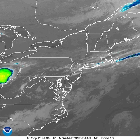 latest image of Northeast IR
