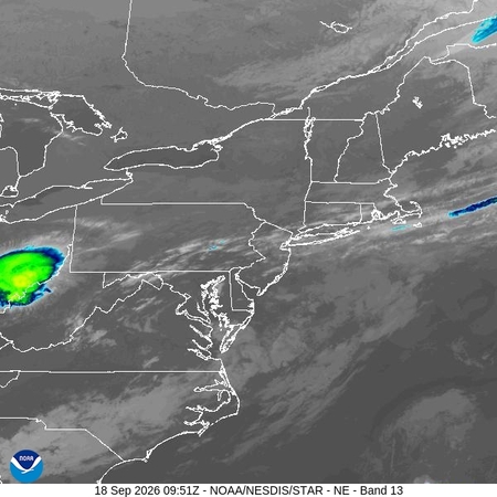 latest image of Northeast IR
