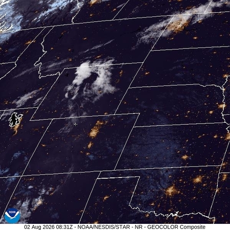latest image of Northern Rockies geocolor