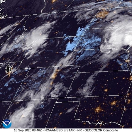latest image of Northern Rockies geocolor
