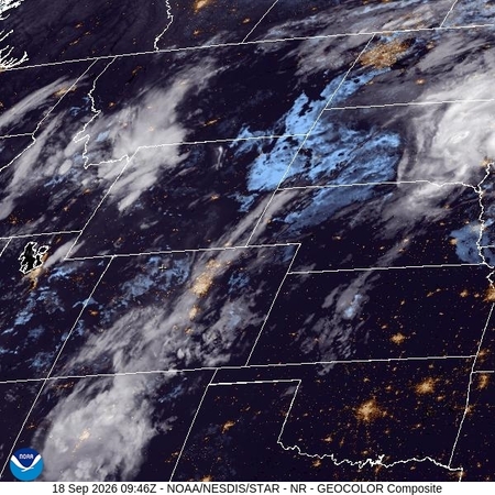 latest image of Northern Rockies geocolor