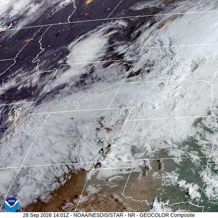 latest image of Northern Rockies geocolor