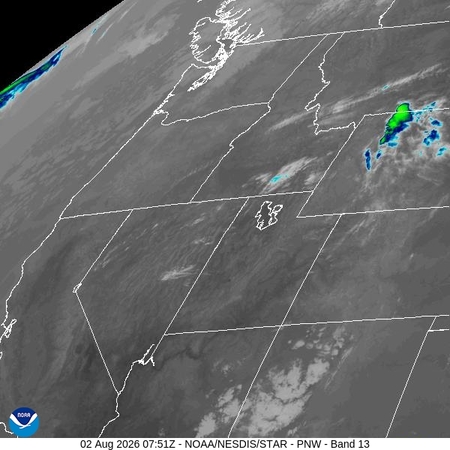 latest image of Pacific Northeast IR