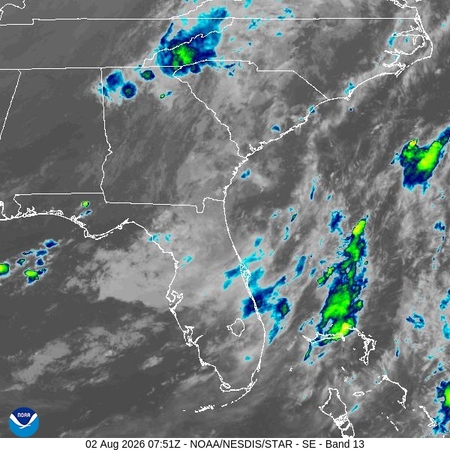 latest image of Southeast IR