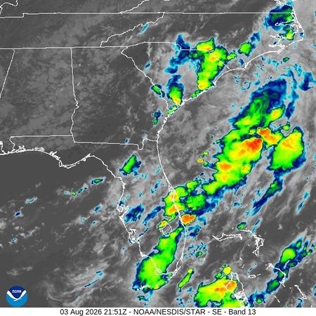latest image of Southeast IR