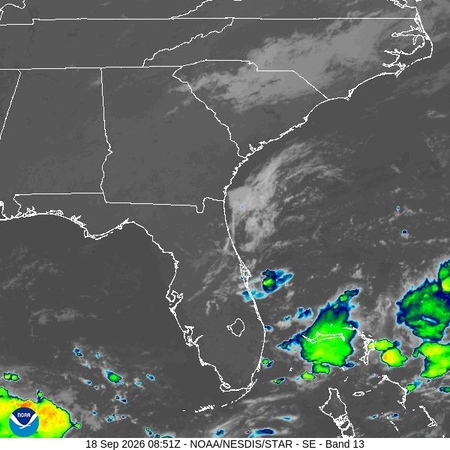 latest image of Southeast IR