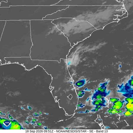 latest image of Southeast IR