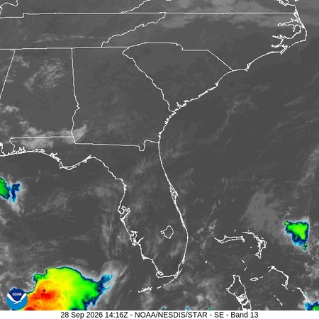 latest image of Southeast IR