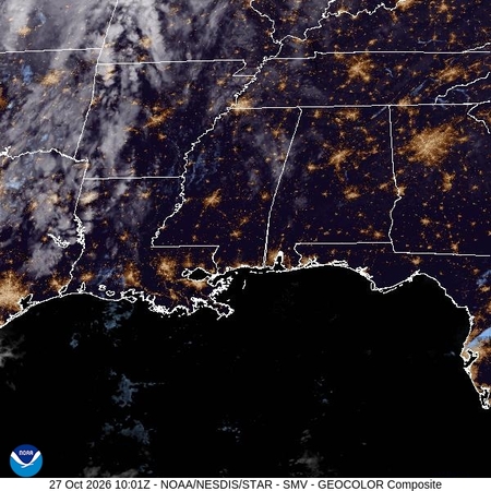 latest image of Lower Miss. Valley geocolor