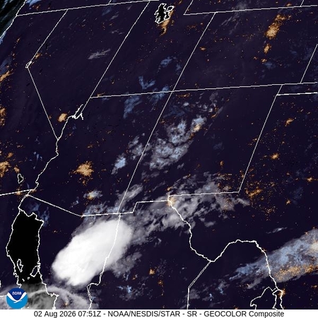 latest image of Southern Rockies geocolor