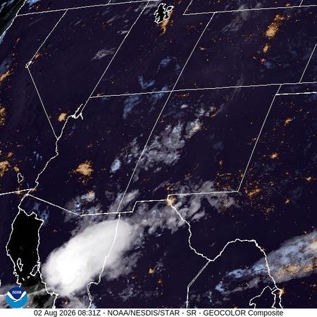 latest image of Southern Rockies geocolor