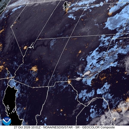 latest image of Southern Rockies geocolor