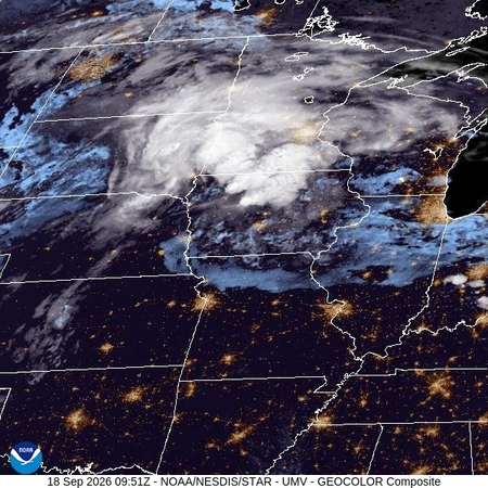 latest image of Upper Miss. Valley geocolor