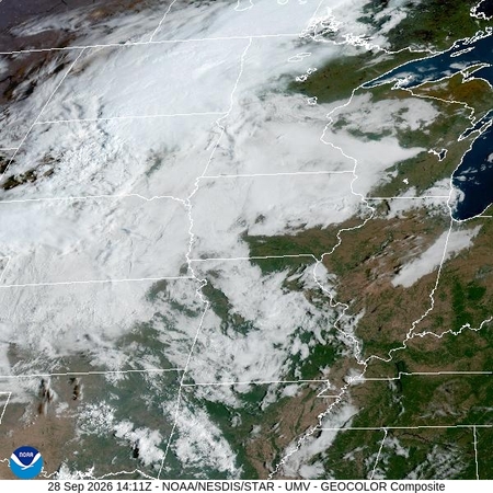 latest image of Upper Miss. Valley geocolor