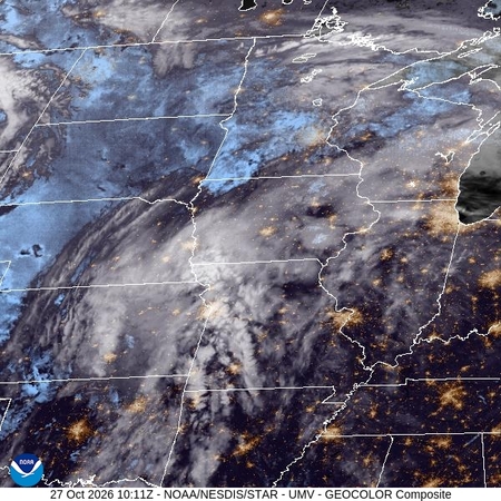 latest image of Upper Miss. Valley geocolor