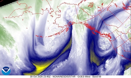 latest image of N. Pacific water vapor