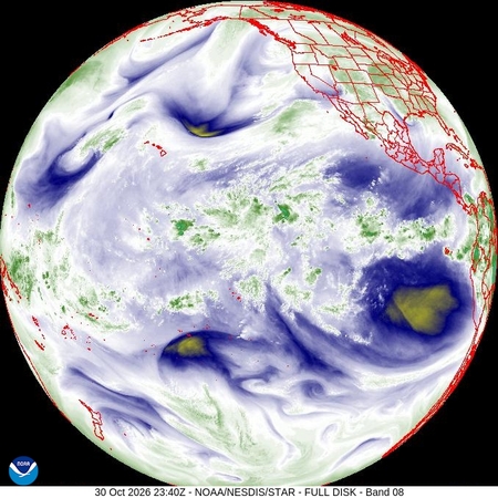 latest image of Western N. America water vapor