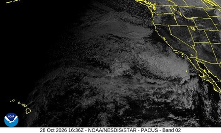 latest image of Western US visible